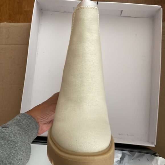 NEW Dolce Vita Caster Booties - Sandstone Canvas 7 - Picture 12 of 16